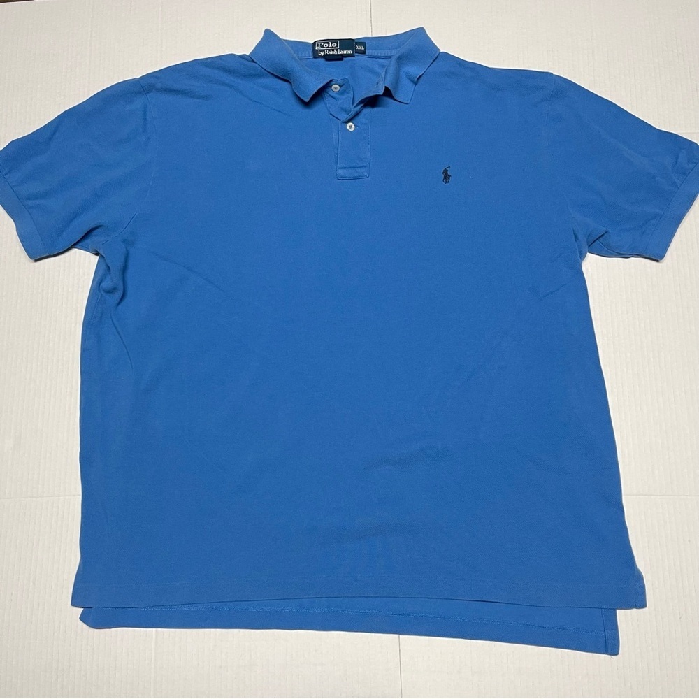 Polo Ralph Lauren Classic Fit Polo Shirt Blue Men’s Size XXL Comfortable Office